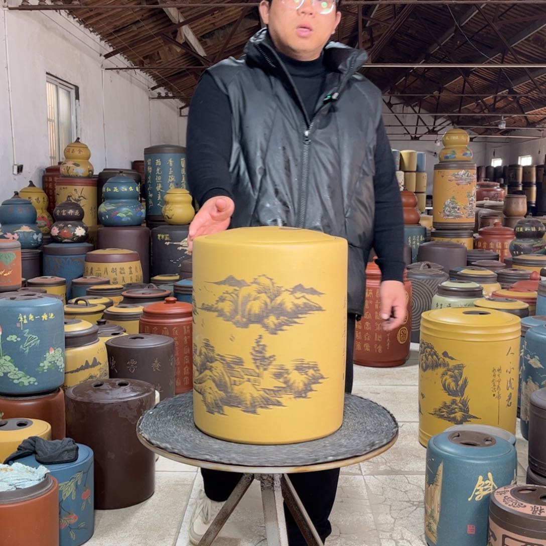 紫砂茶叶罐茶叶罐