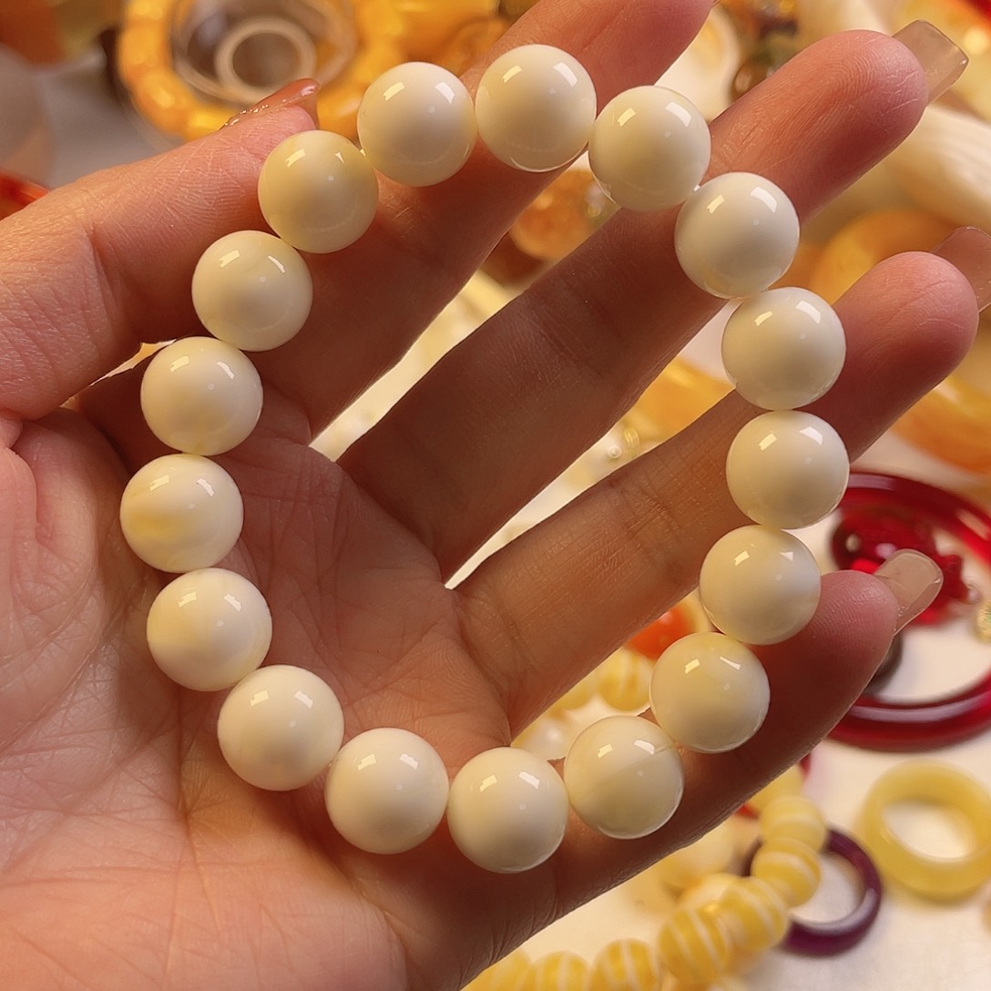 蜜蜡手链未镶嵌用****0手串