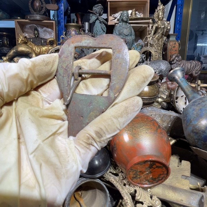 大阪回流铜器摆件1