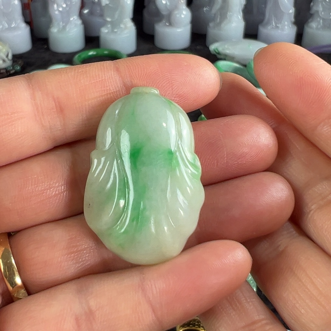 翡翠未镶嵌手镯天然翡翠挂件