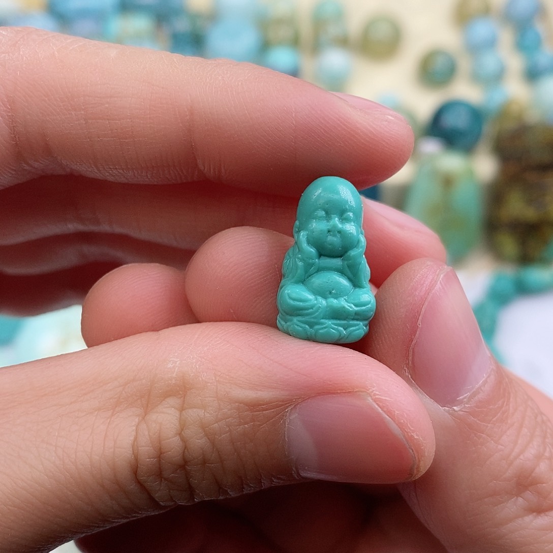 绿松石珠宝半成品未镶嵌