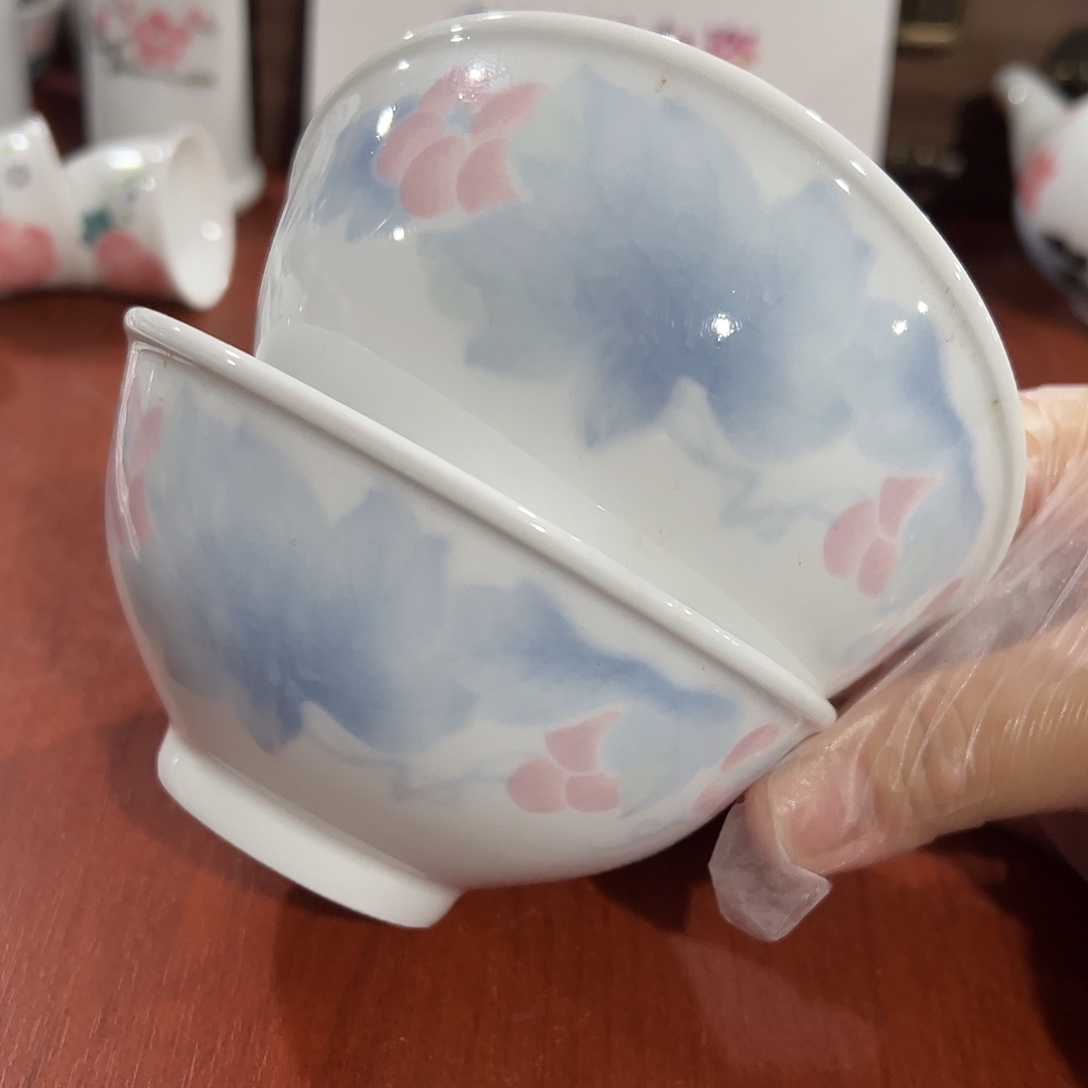 醴陵瓷直播供货基地群力10.5厘米2个