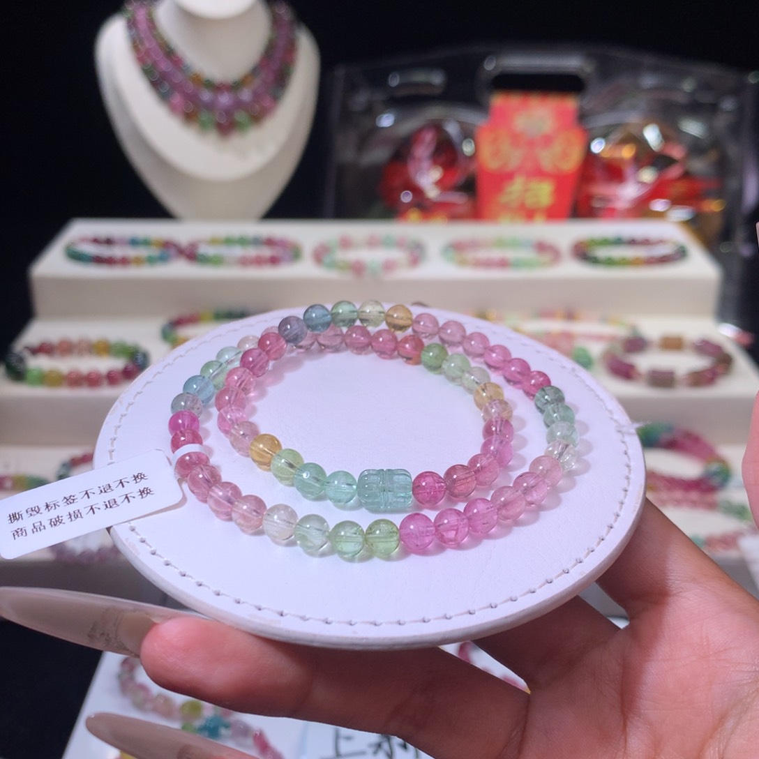 碧玺手链未镶嵌碧玺