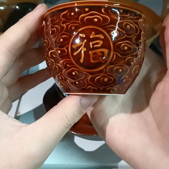 盘瓷器微瑕不退不换