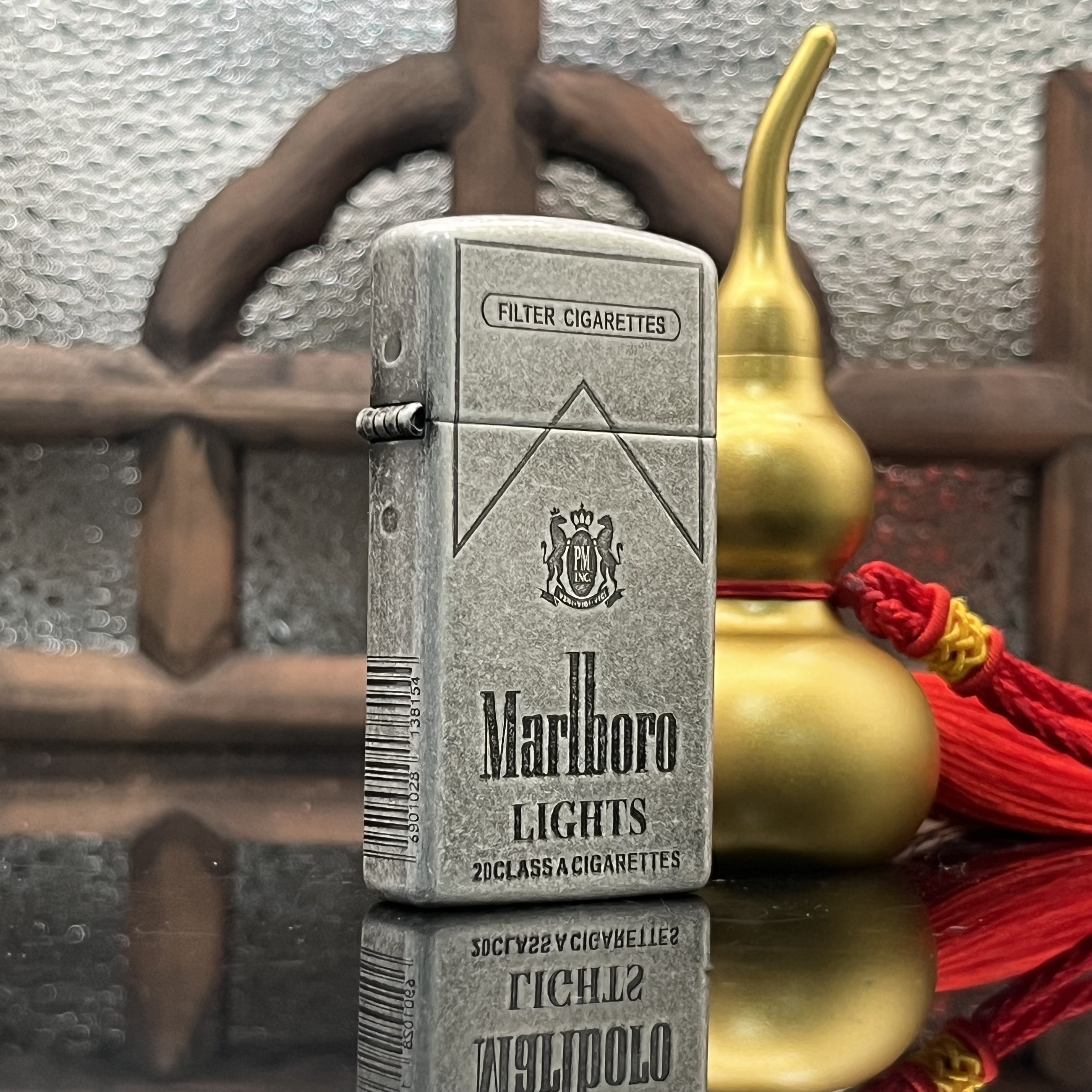 ZIPPO/之宝打火机 万宝路会员窄机【小飞火机】DYJ1