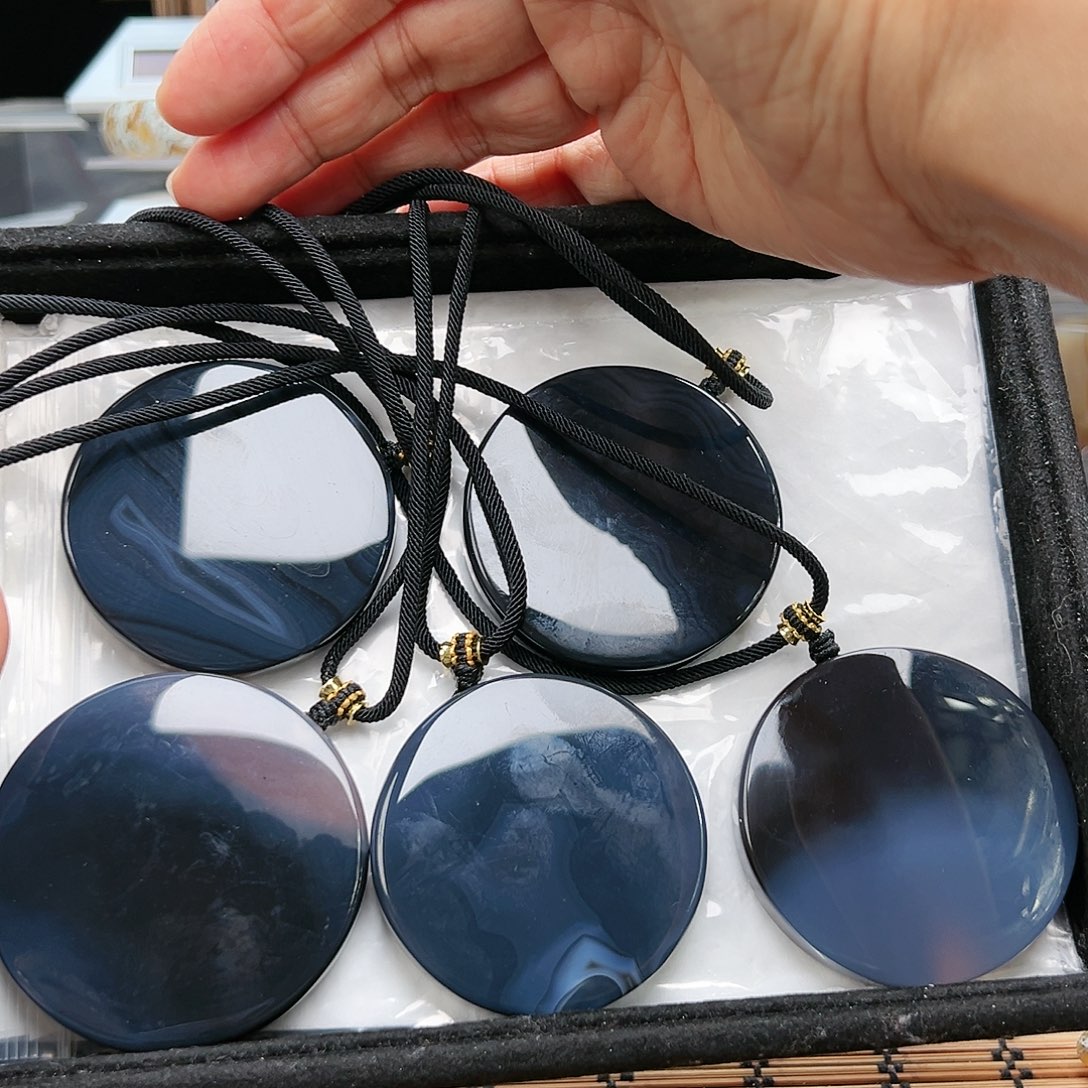 未镶嵌玛瑙/玉髓珠宝半成品随机5发一