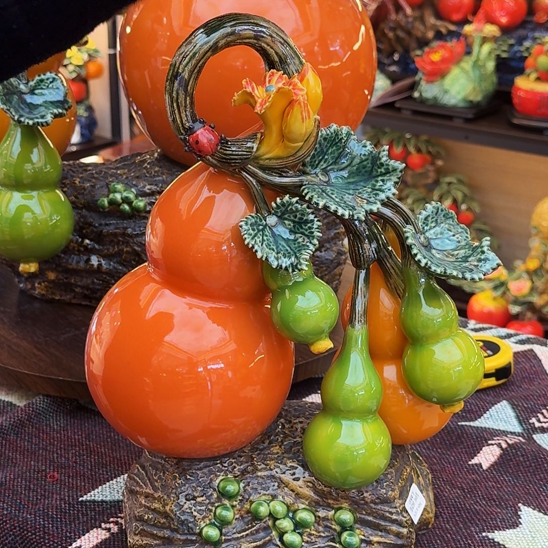 陶瓷34高度葫芦精品