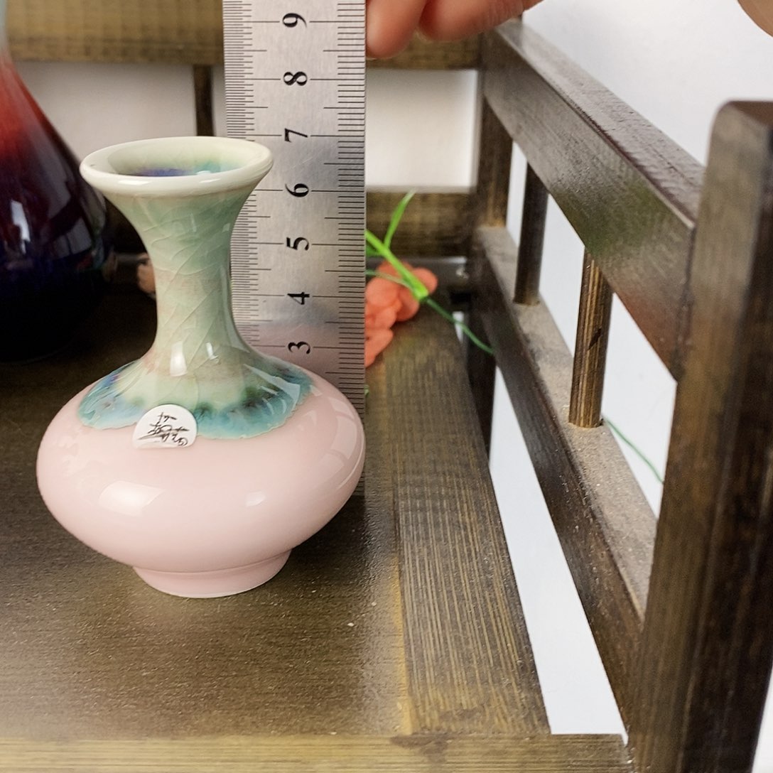 摆件葫*景德镇高温陶瓷小花瓶