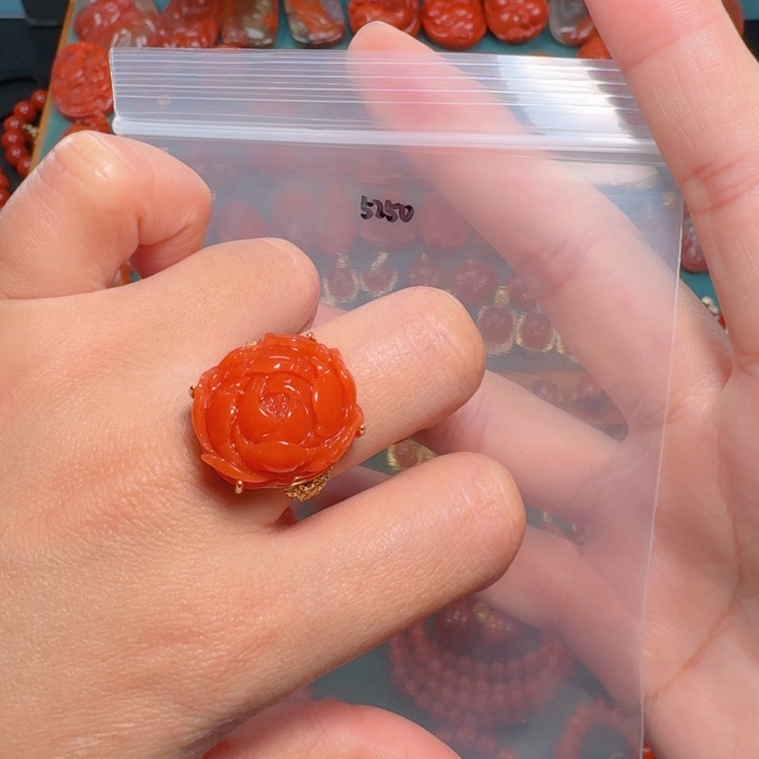 南红玛瑙南红银S925镶嵌