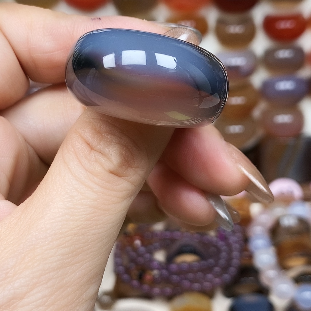 S****玛瑙/玉髓合金戒指