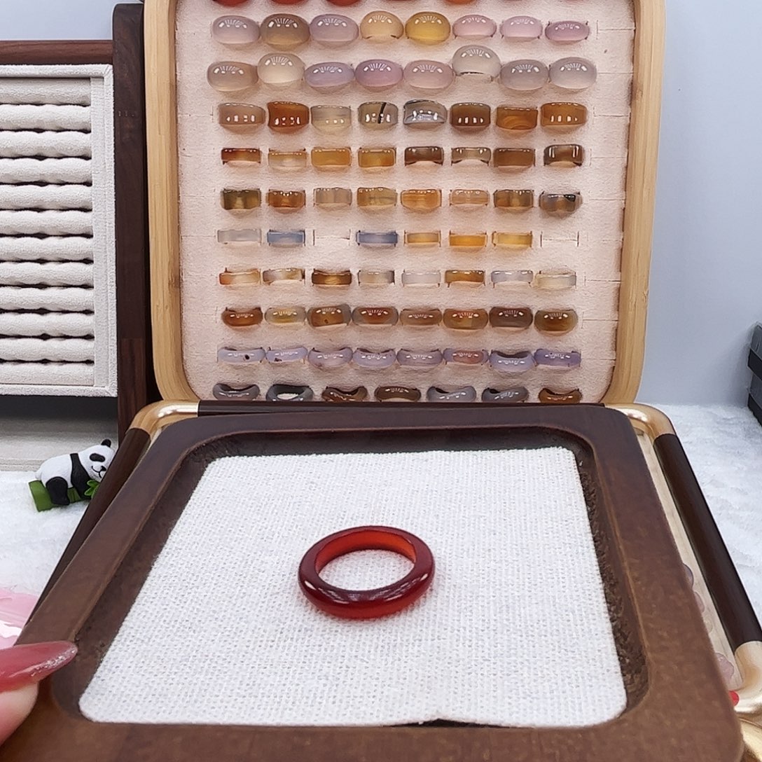 玛瑙/玉髓未镶嵌戒指548港16