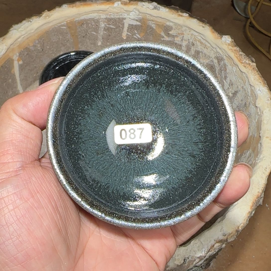 茶盏焦源柴烧自然还原087