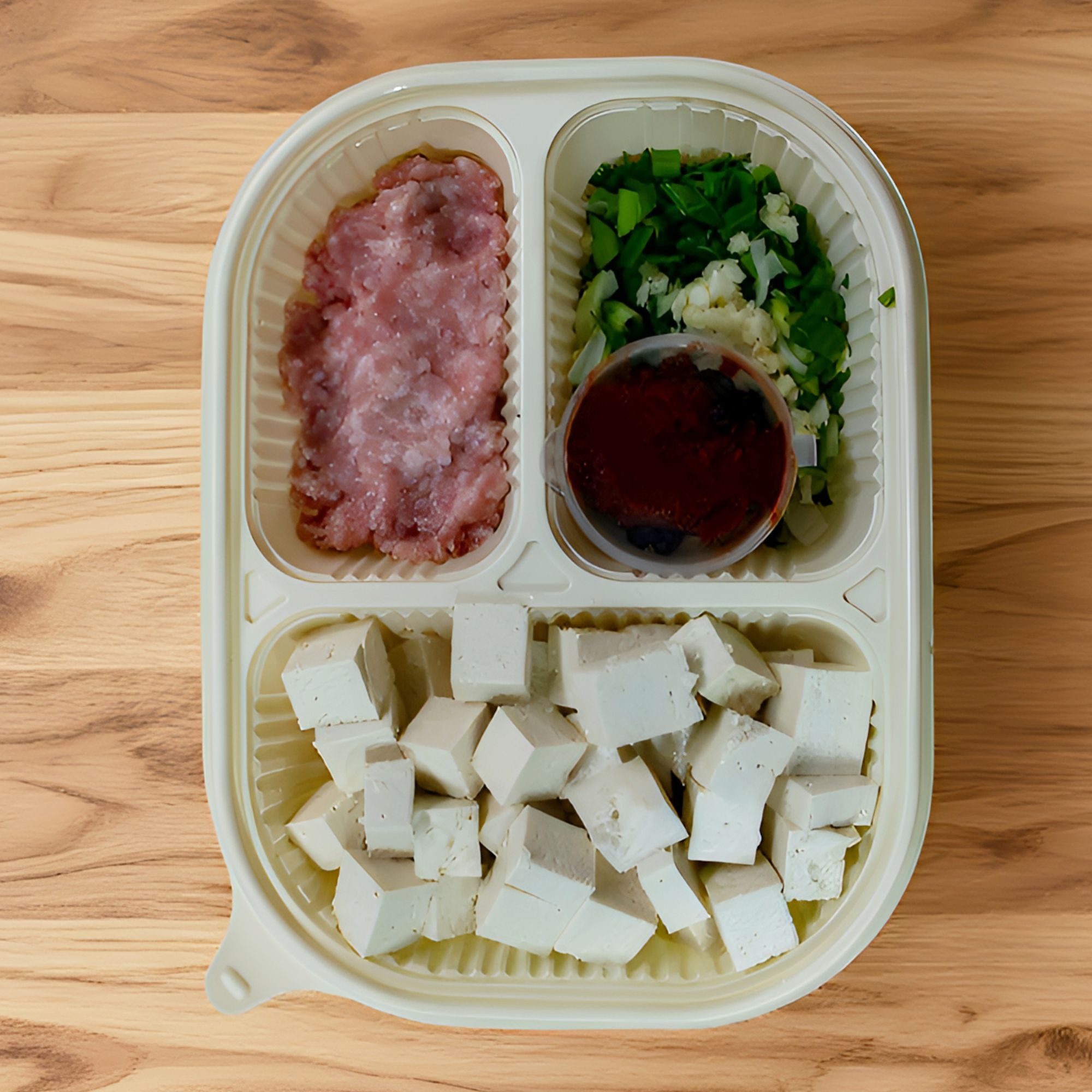 麻婆豆腐(肉沫约100g，其辉老豆腐约400g）豆干零食美食豆腐同城送豆腐同城配