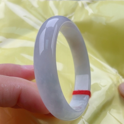 翡翠手镯未镶嵌正54无纹裂48小时鉴赏期