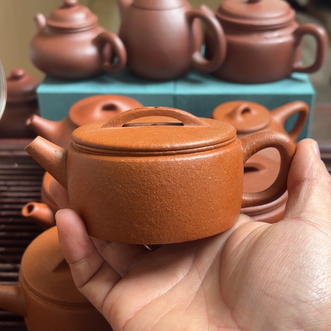 紫砂茶壶心**放半手工微瑕疵