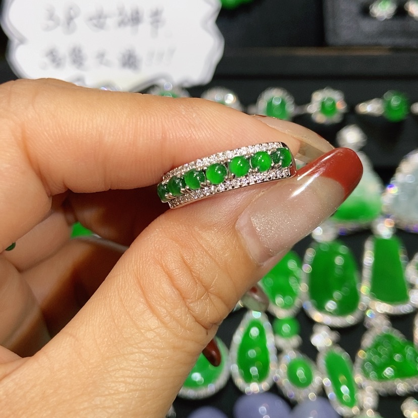 【闪购商品】翡翠戒指未镶嵌天然翡翠