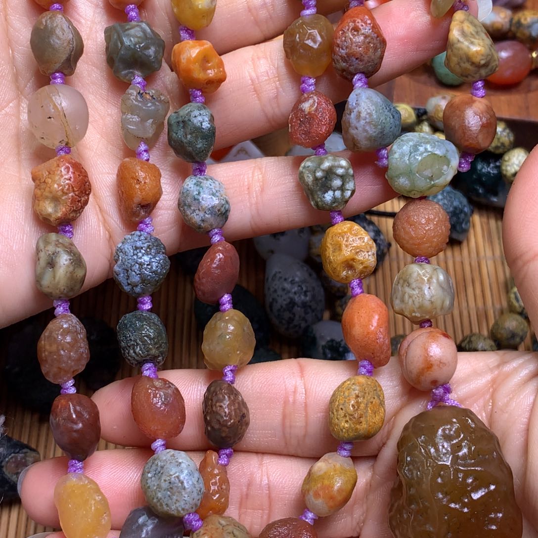 未镶嵌玛瑙/玉髓珠宝半成品