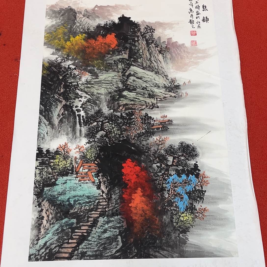 国画手绘国画作品