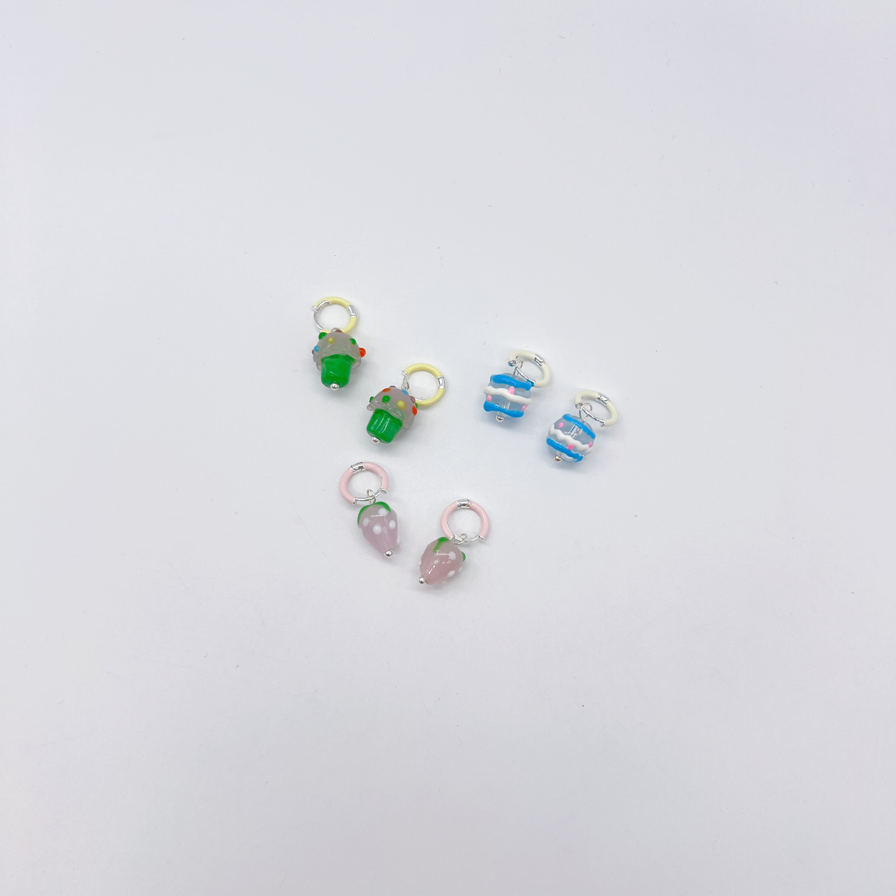 非金属树脂耳饰 Mi33 彩色甜美耳环 S070002