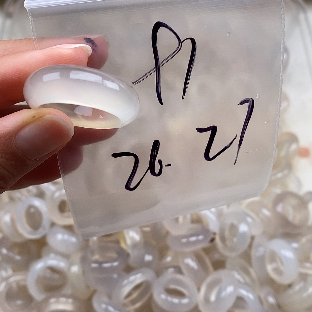 未镶嵌戒指玛瑙/玉髓