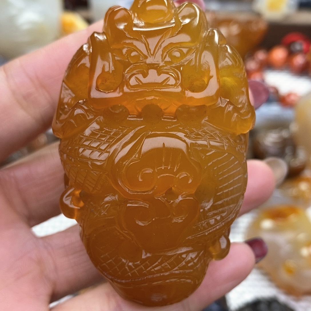 玛瑙/玉髓把件未镶嵌