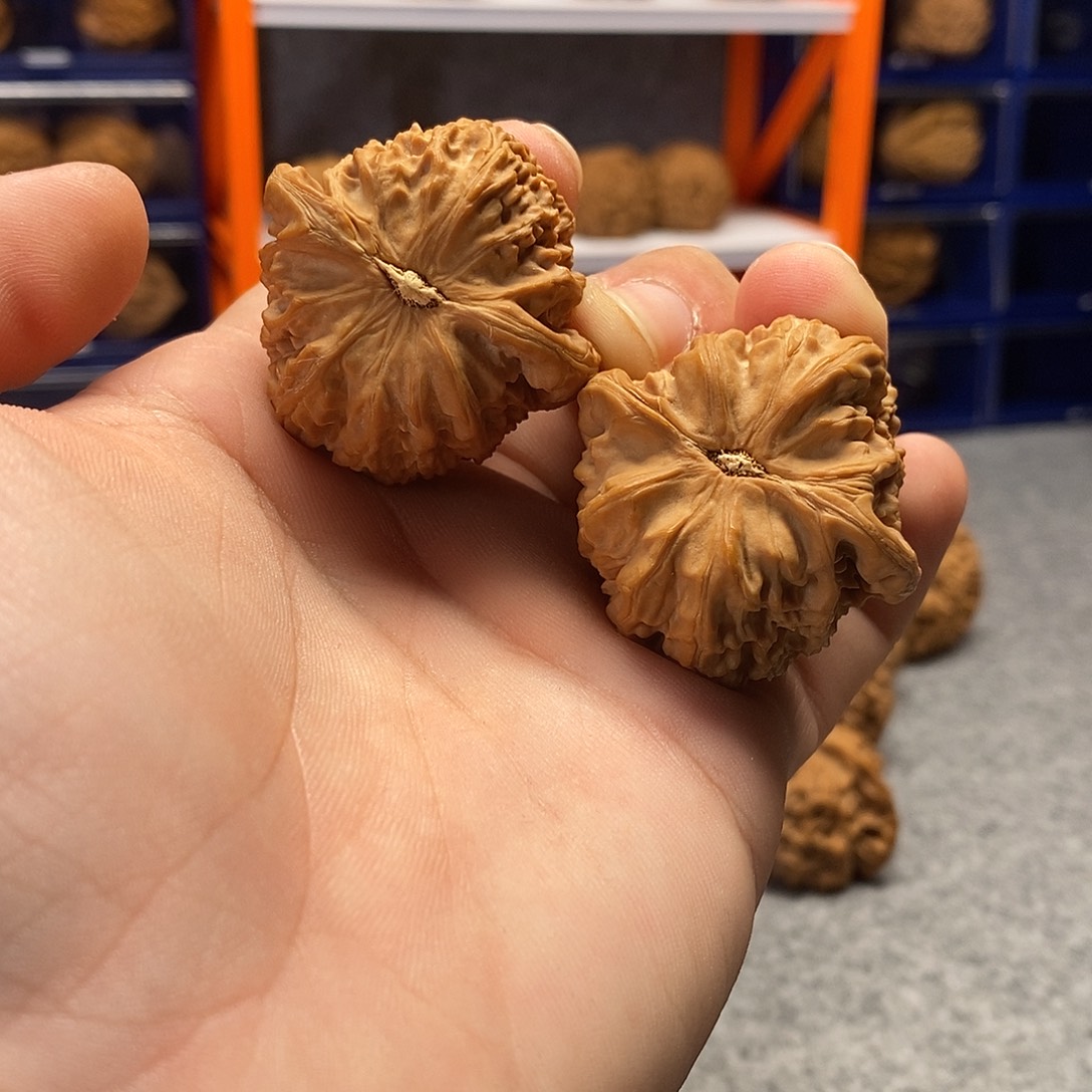 文玩核桃吊坠白狮子39