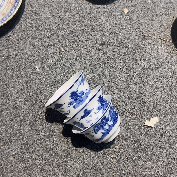 景德镇陶瓷梧桐马蹄杯