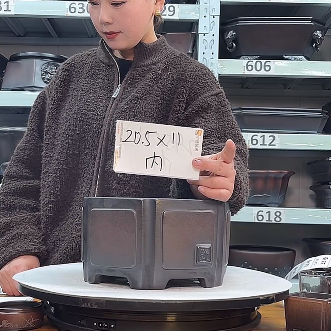 紫砂花盆宜兴紫砂28号