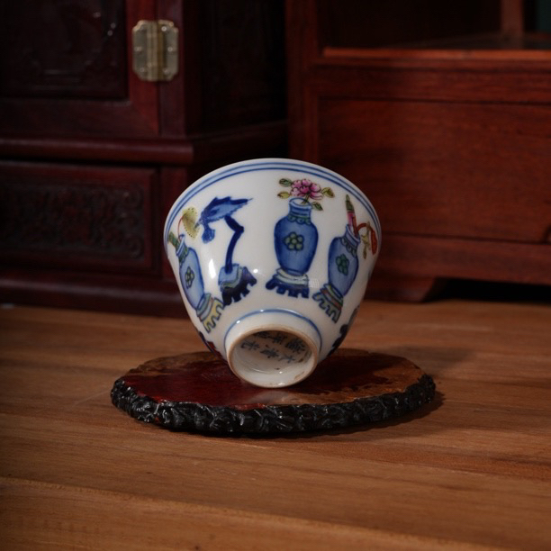 522清光绪直口杯瓷器收藏 文物商店 明清瓷 非仿古工艺品