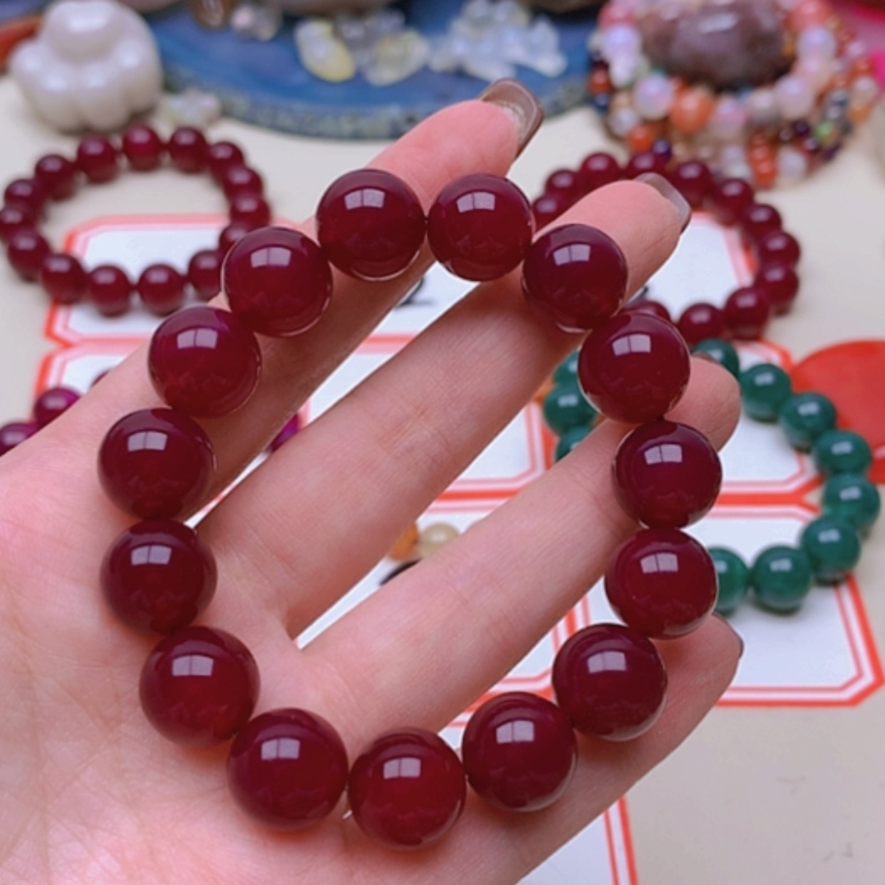 【闪购商品】未镶嵌玛瑙/玉髓珠宝半成品N**蘭