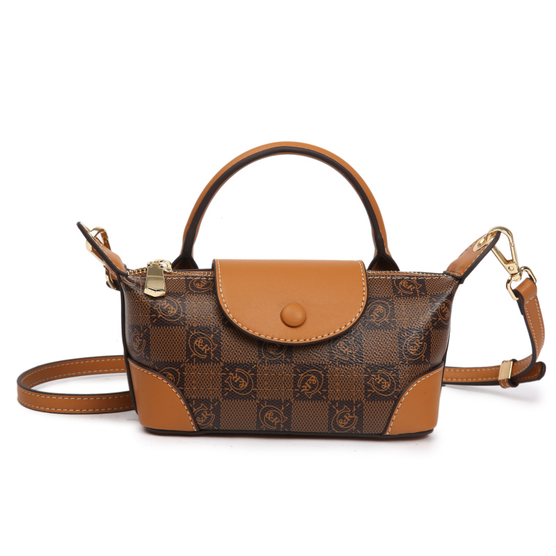 【云云甄选】BF-66158-咖啡色-轻奢时尚女士新款单肩斜挎包