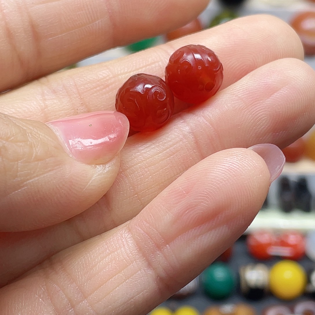 玛瑙/玉髓吊坠未镶嵌波*