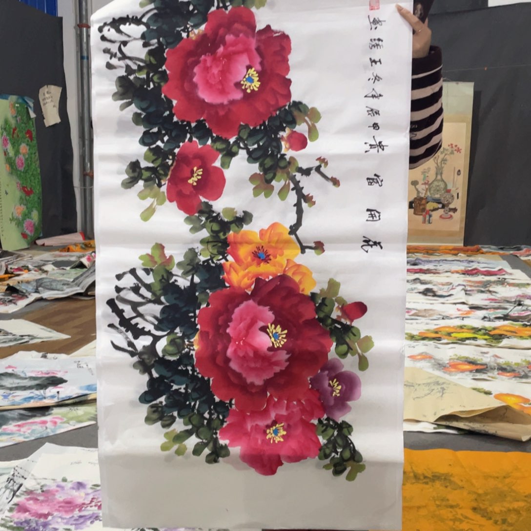 国画国画作品画心一张