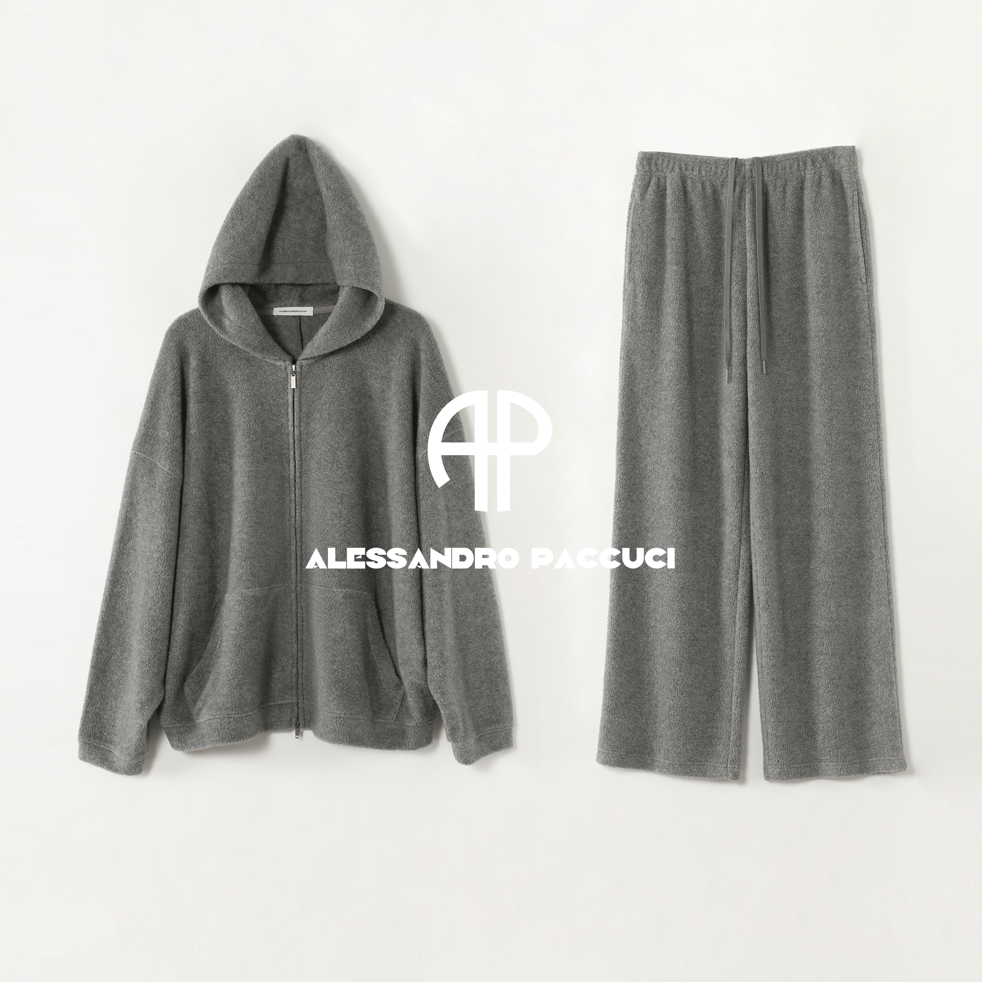 AP洛哥54280KC/43111TW【狼狗】绵羊毛+莱赛尔休闲长裤/卫衣套装