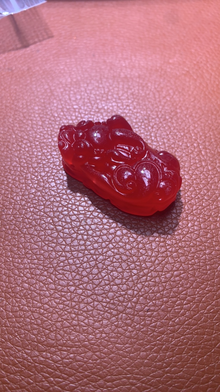 吊62  红色貔貅吊坠