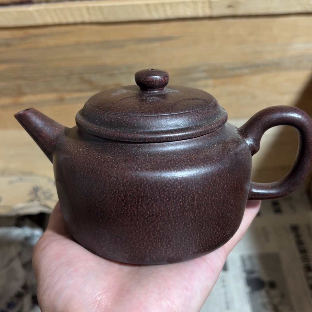 茶壶紫砂老厂紫砂壶一件！