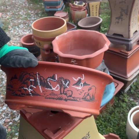 红陶紫砂花盆盆景盆栽