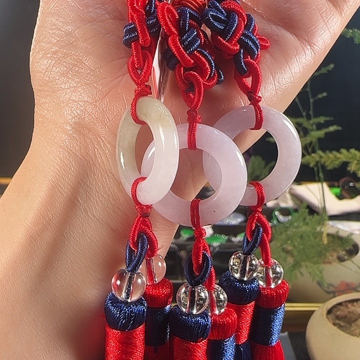 翡翠散珠天然翡翠别挂甜甜圈