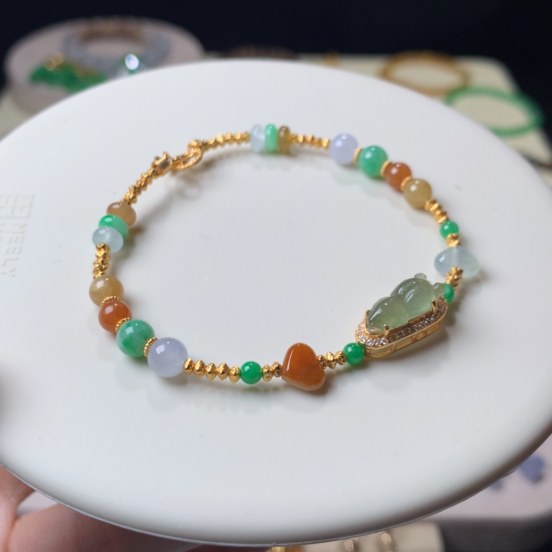 翡翠散珠天然翡翠