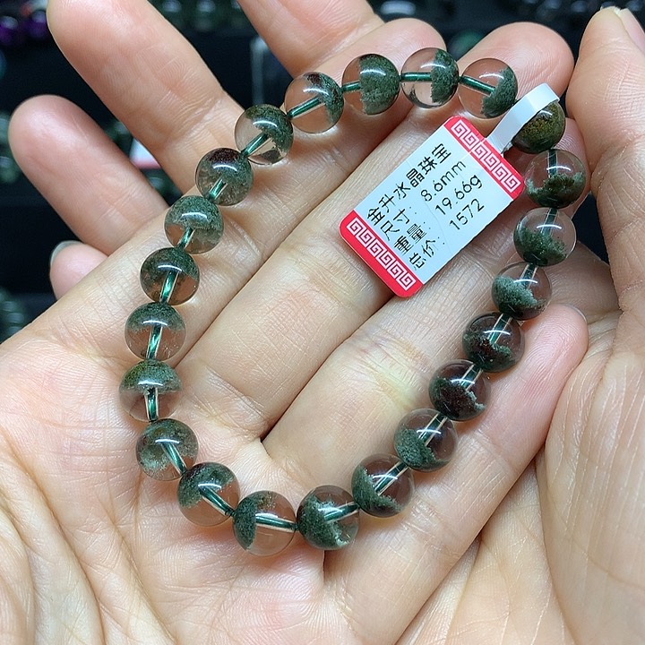 水晶手串未镶嵌天然水晶