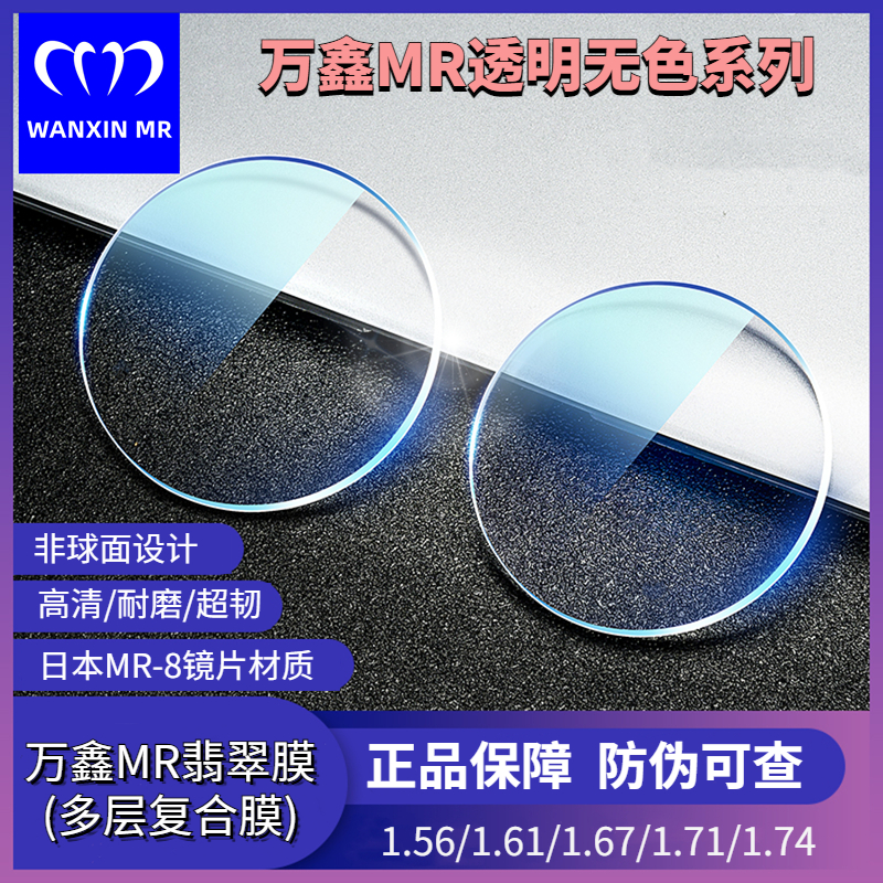 【补差价专用】防蓝光近视眼镜片高清非球面防雾变色渐进色镜片