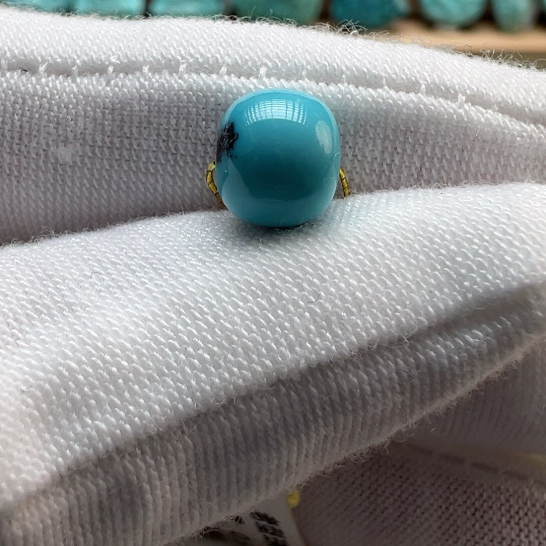 绿松石未镶嵌配饰7.4*6.5