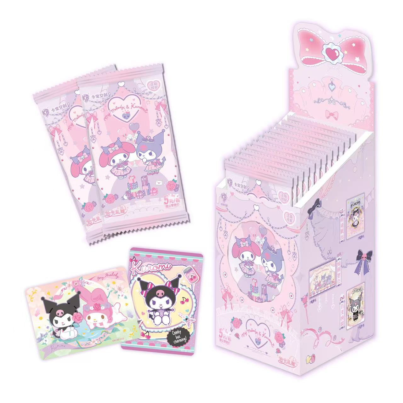 首单福福吃吃 卡宝文创三丽鸥酷酷美美5元包第二弹 收藏卡牌盲盒