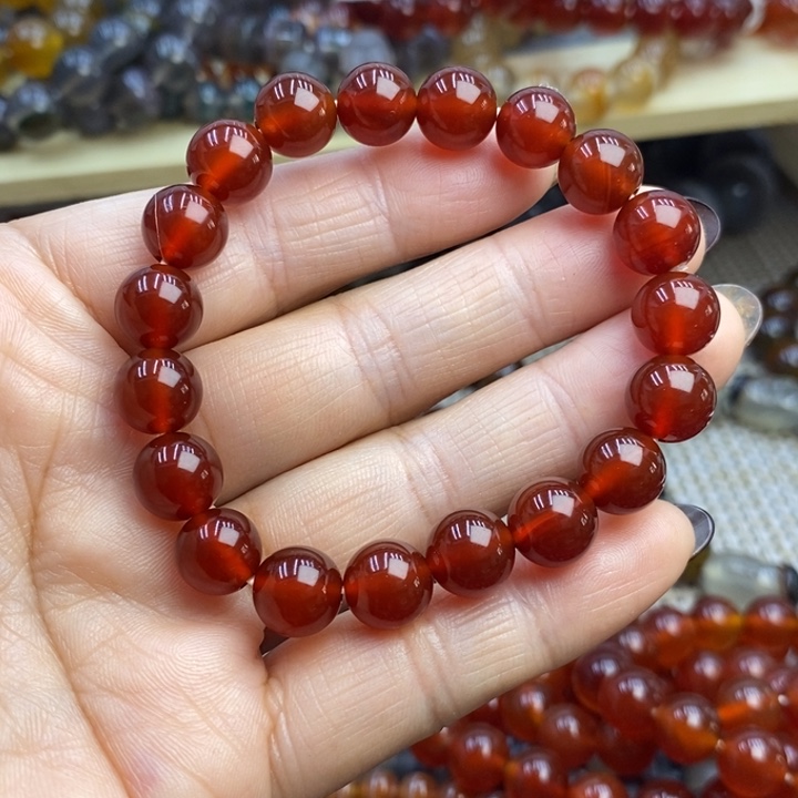 然***然玛瑙/玉髓未镶嵌手链