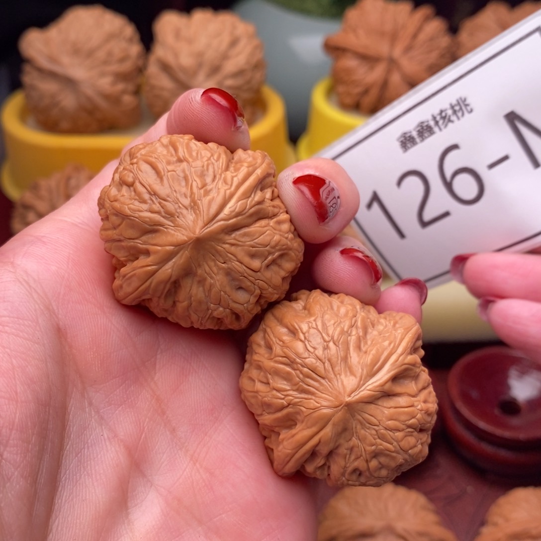 文玩核桃把件铁锤35