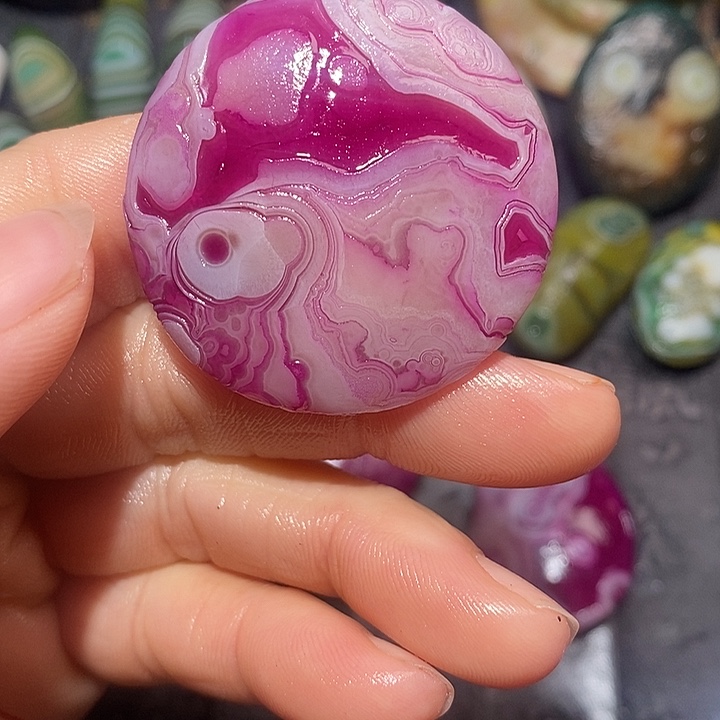 一***景玛瑙/玉髓合金颈饰