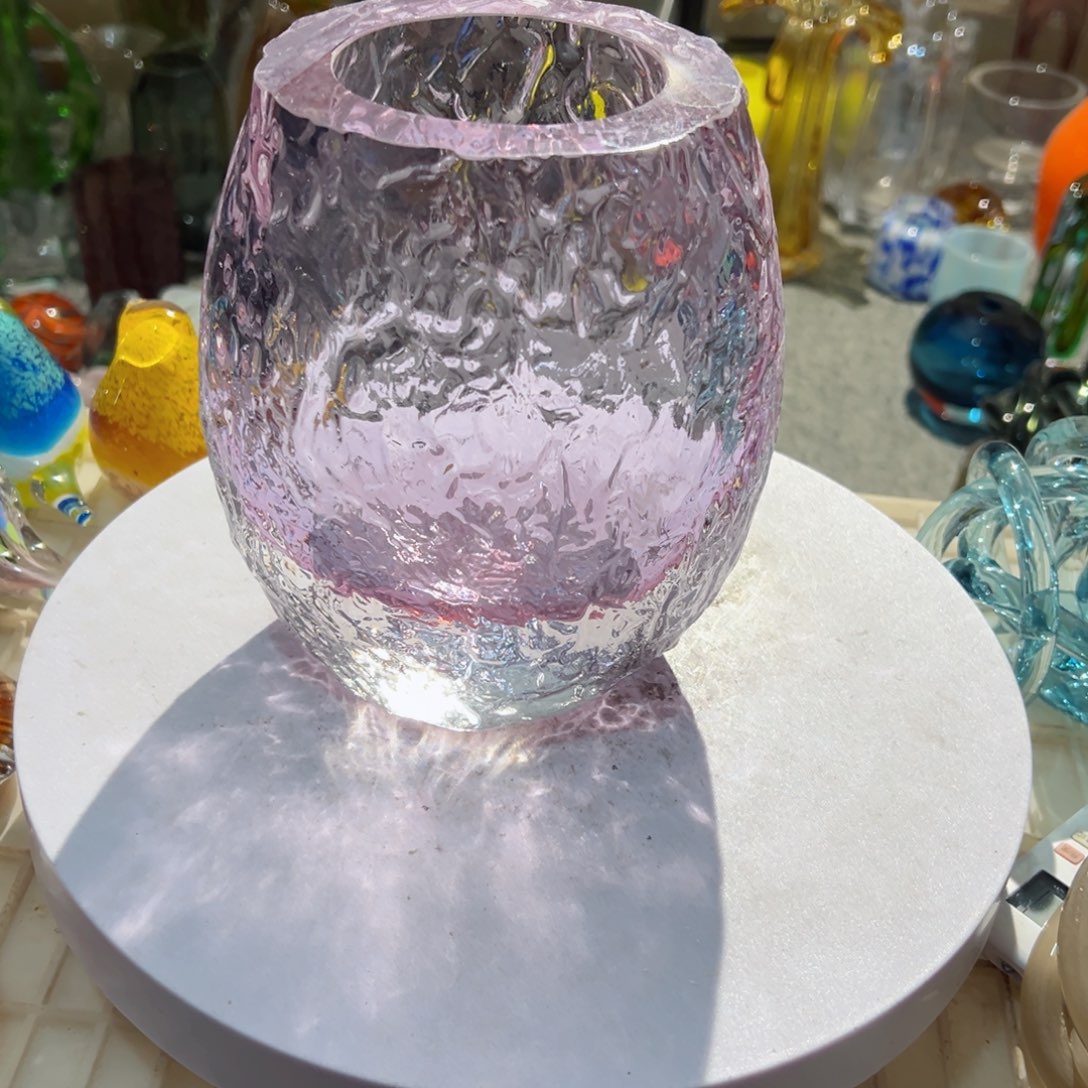 花*弘扬琉璃花器微瑕高度18