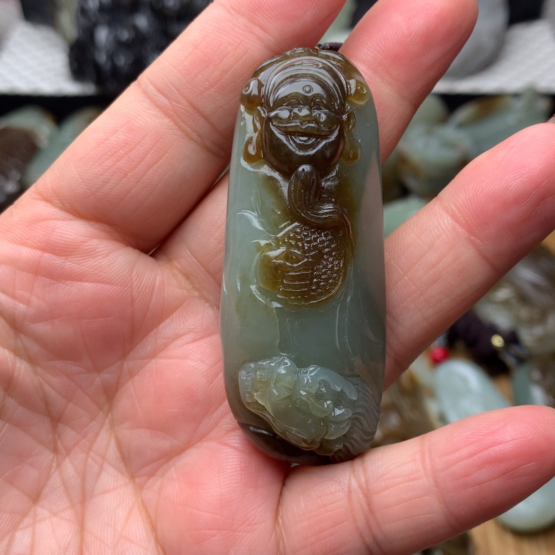 和田玉挂件未镶嵌