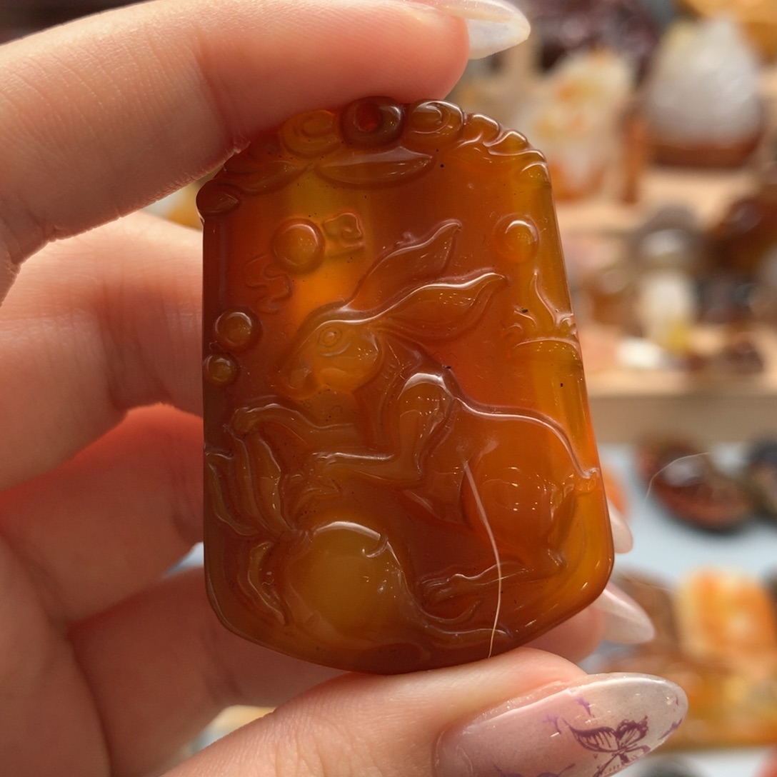 未镶嵌颈饰玛瑙/玉髓星**步