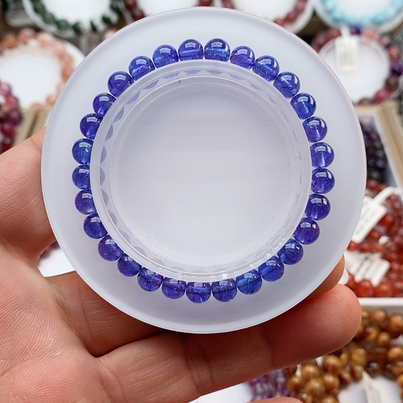 【闪购商品】坦桑石手串未镶嵌荷*纯天然